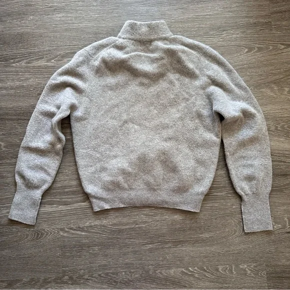 Johnstons of Elgin Gray Zip Up Sweater Zip Up